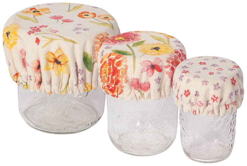 Cottage Floral Mini Bowls Cover Set of 3