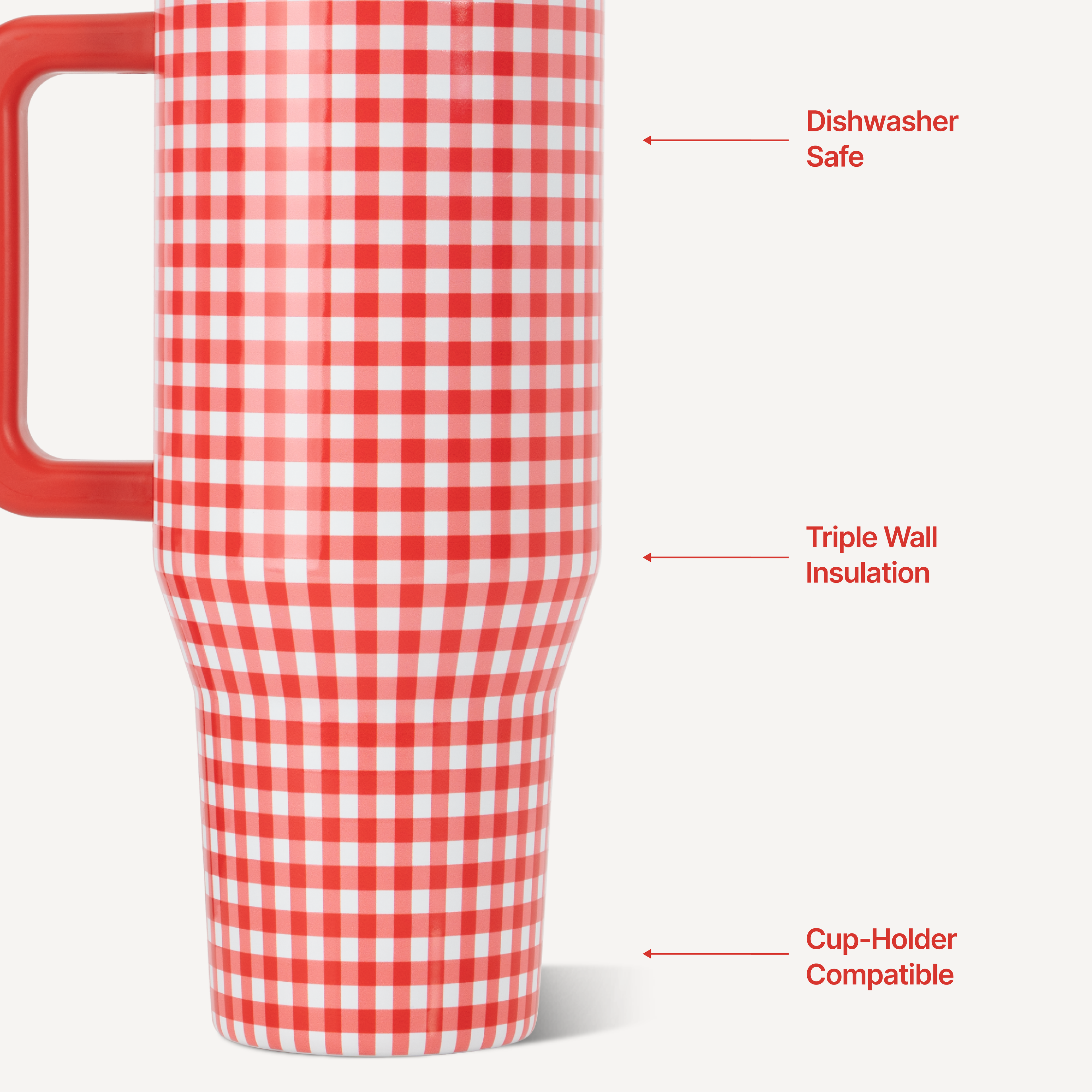 Lucky 13 Summer Picnic 40oz Traveler Tumbler